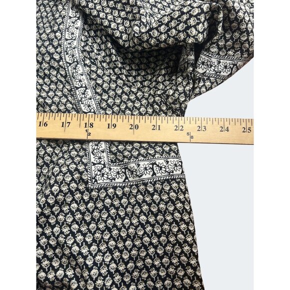 Old Navy Womens Oversize Floral Printed Poet Swing Long-Sleeve Split Neck M Tall - Picture 5 of 13